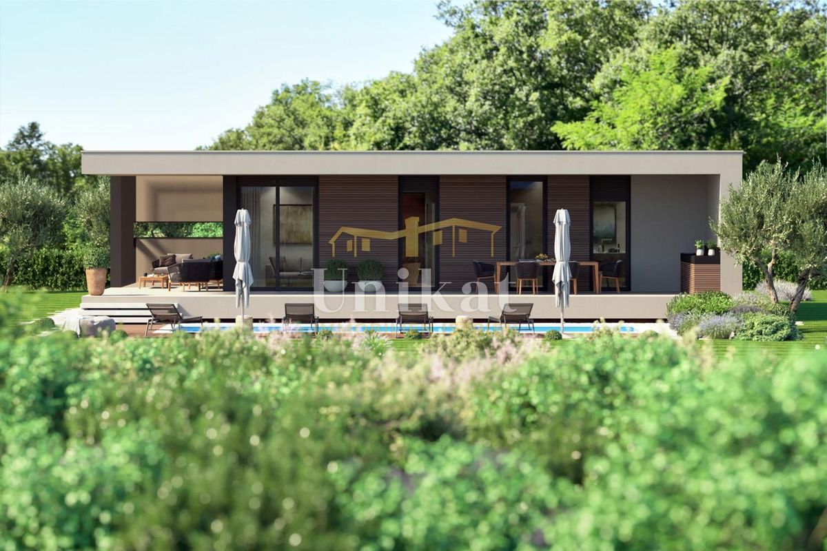 Samostojna montažna pritlična hiša v mirnem kraju